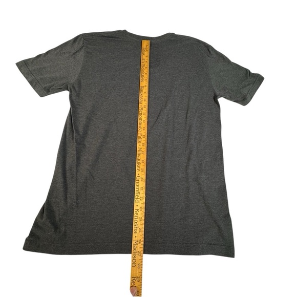 Nike Milwaukee Brewers Shirt Adult Large Gray Regular Fit Baseball Crew Short Sl - Picture 6 of 7